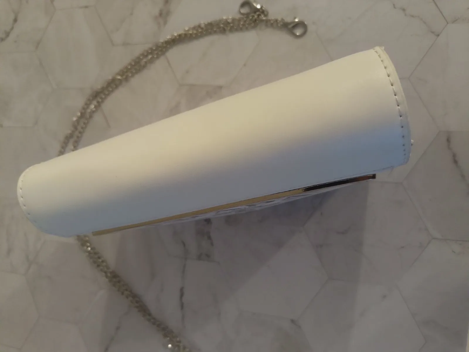 Sac bandoulière Prada blanc à chaîne – Prada – taille Taille unique 5