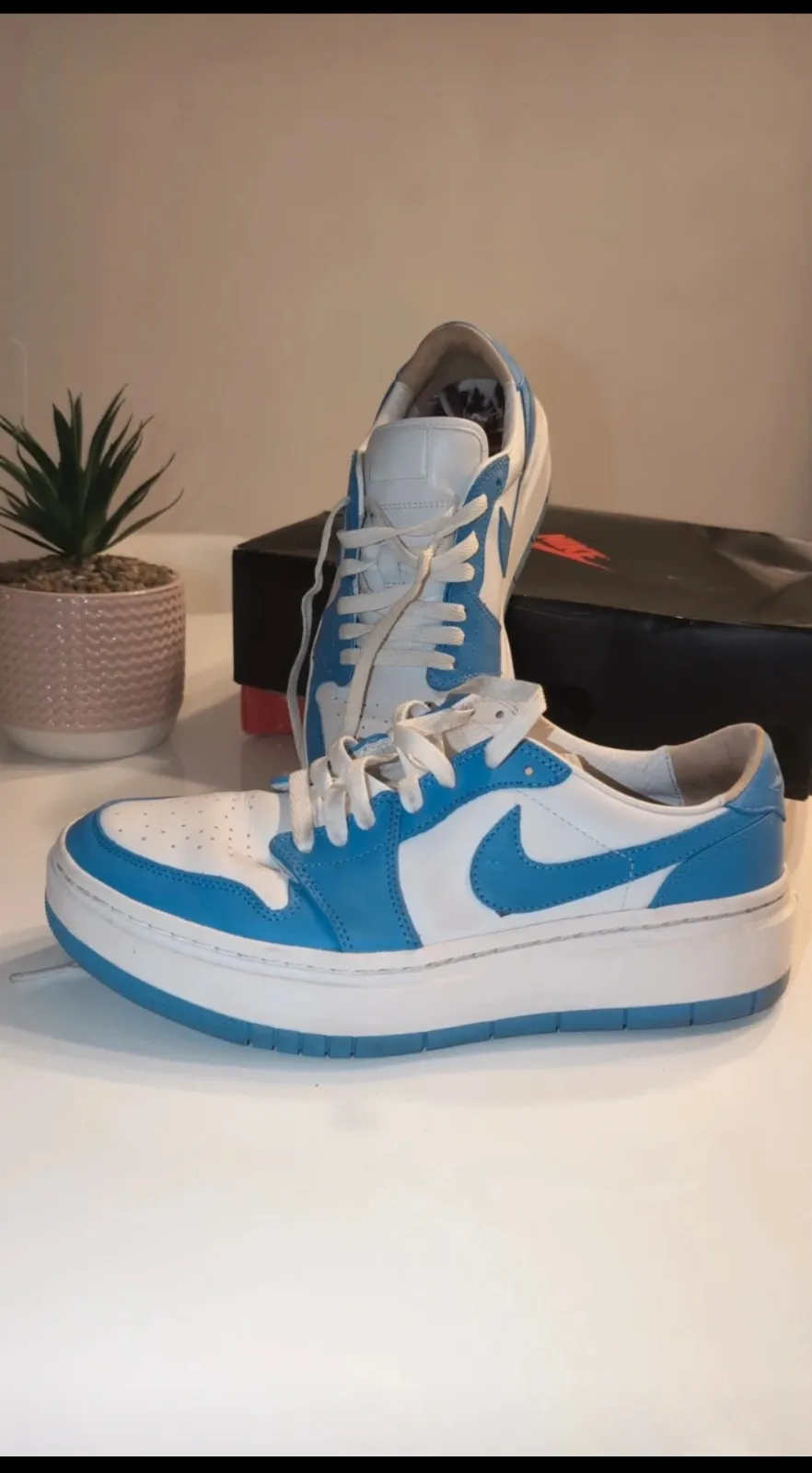 Nike Air Jordan 1 Low bleu blanc 2
