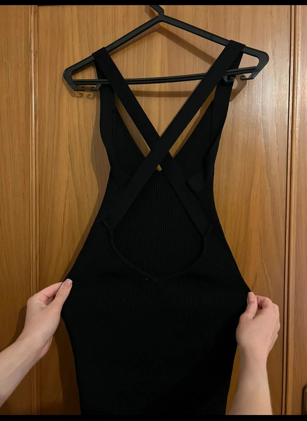 Robe longue noire élégante Zara 4