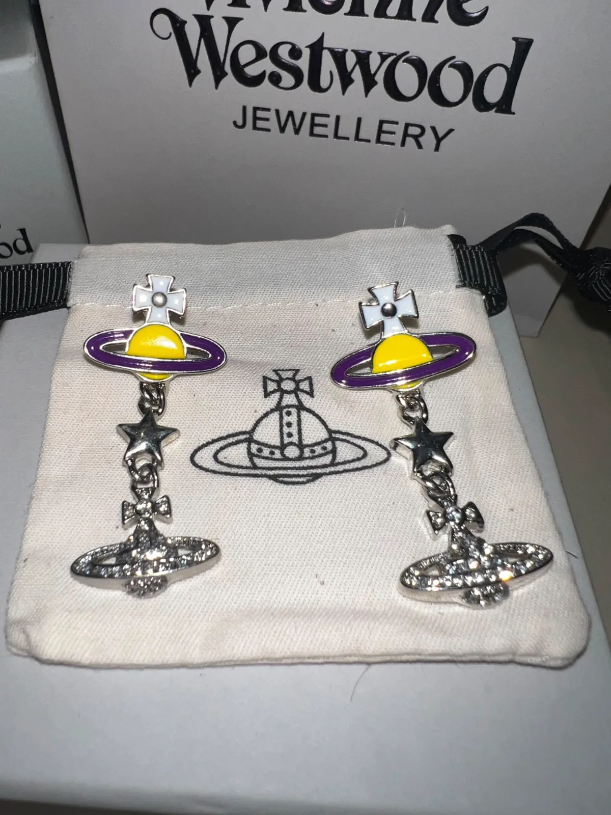 Boucles d'oreilles Vivienne Westwood Planète 6