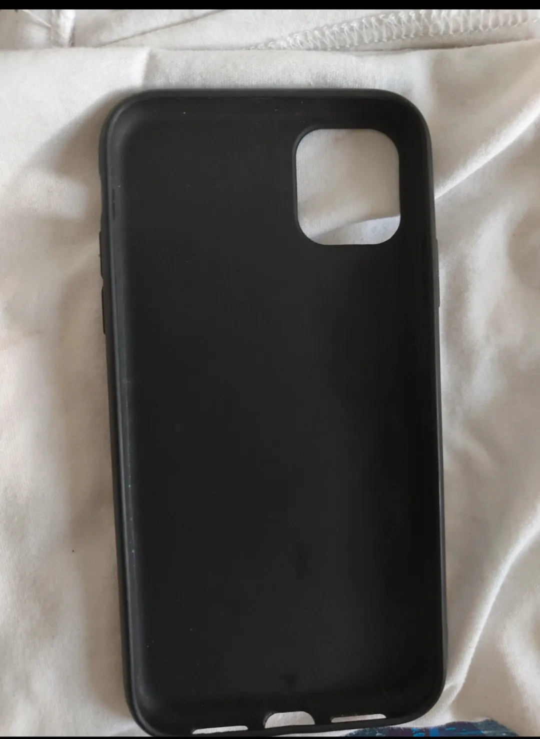 Coque de protection noire pour smartphone avec motif mains et coeur