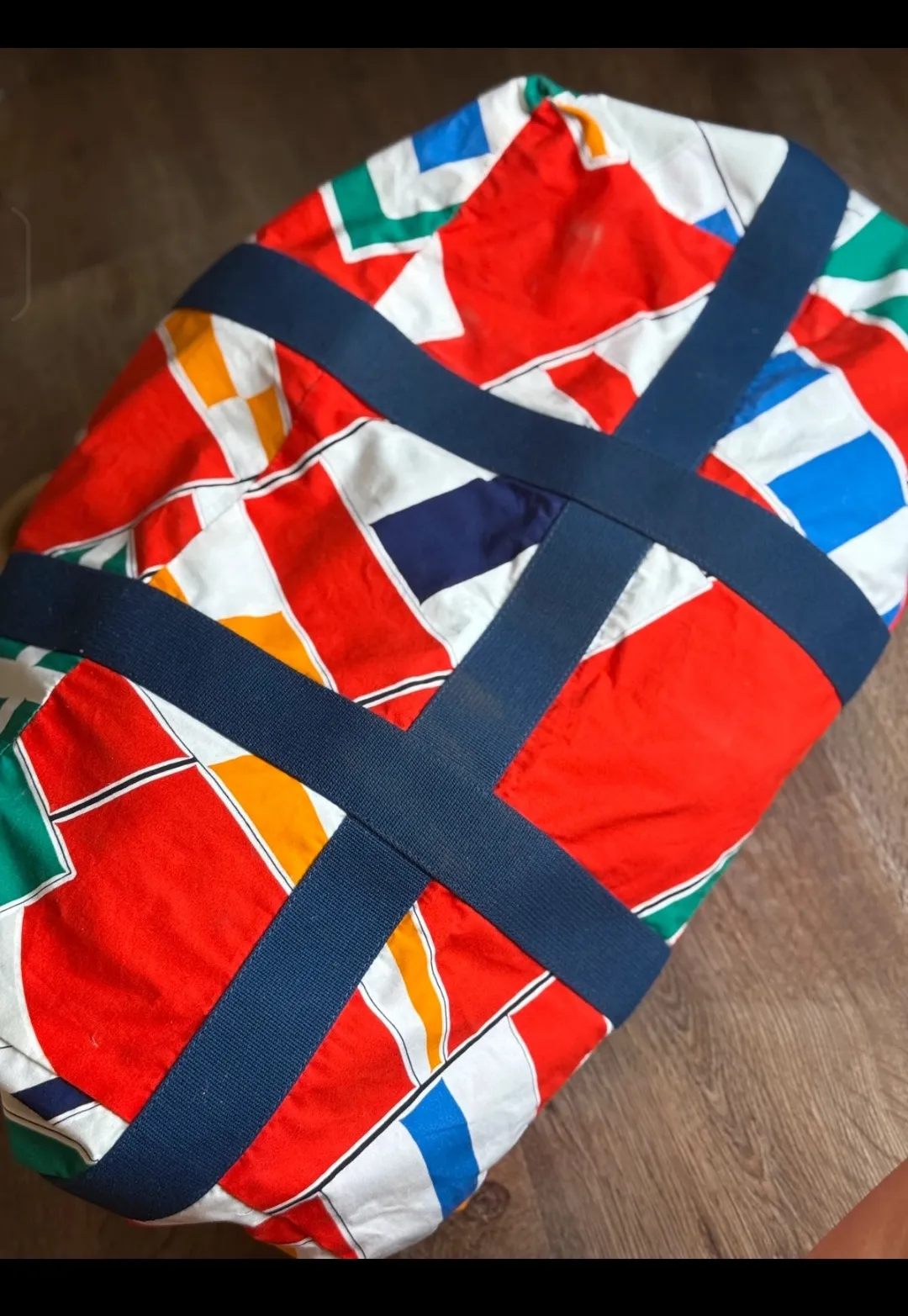 Sac à main Hermès coloré motif géométrique 6