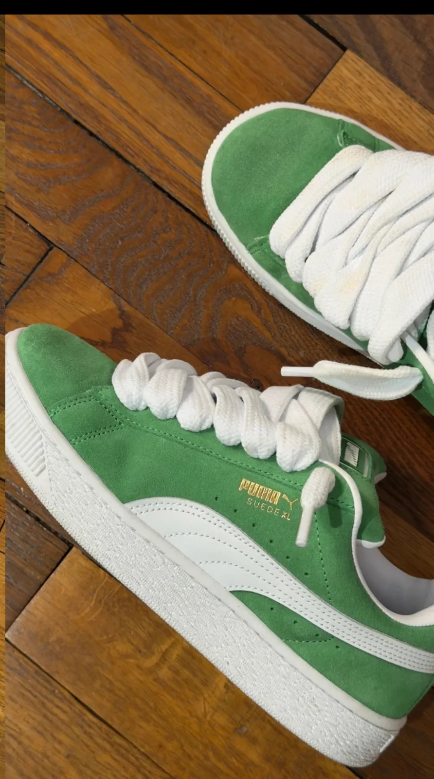 Puma Sneakers vertes et blanches taille 38.5 2