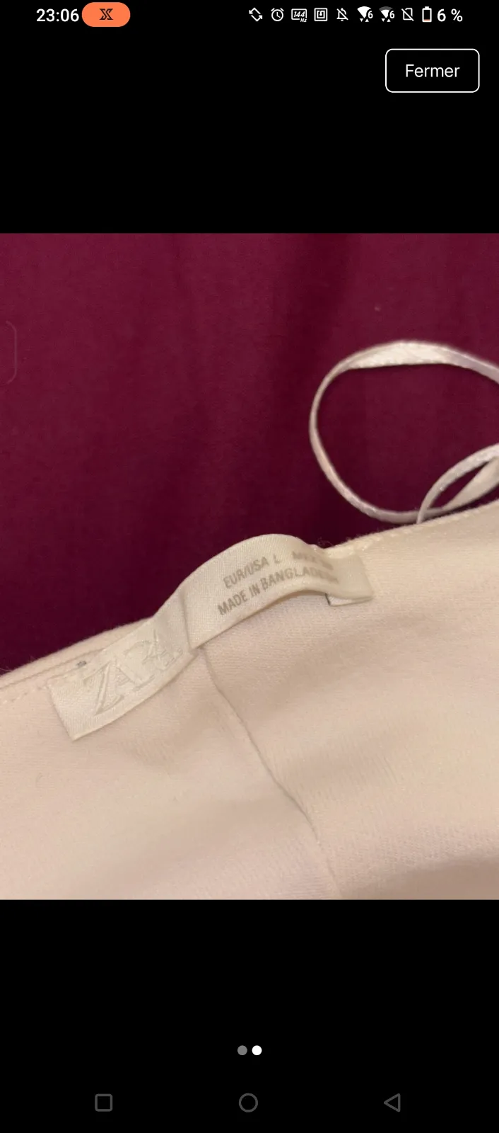Gilet blanc sans manches femme 4
