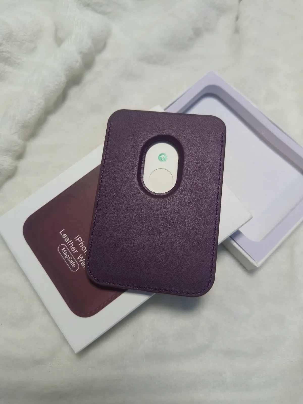 Porte-cartes MagSafe en cuir Apple iPhone – Apple 4