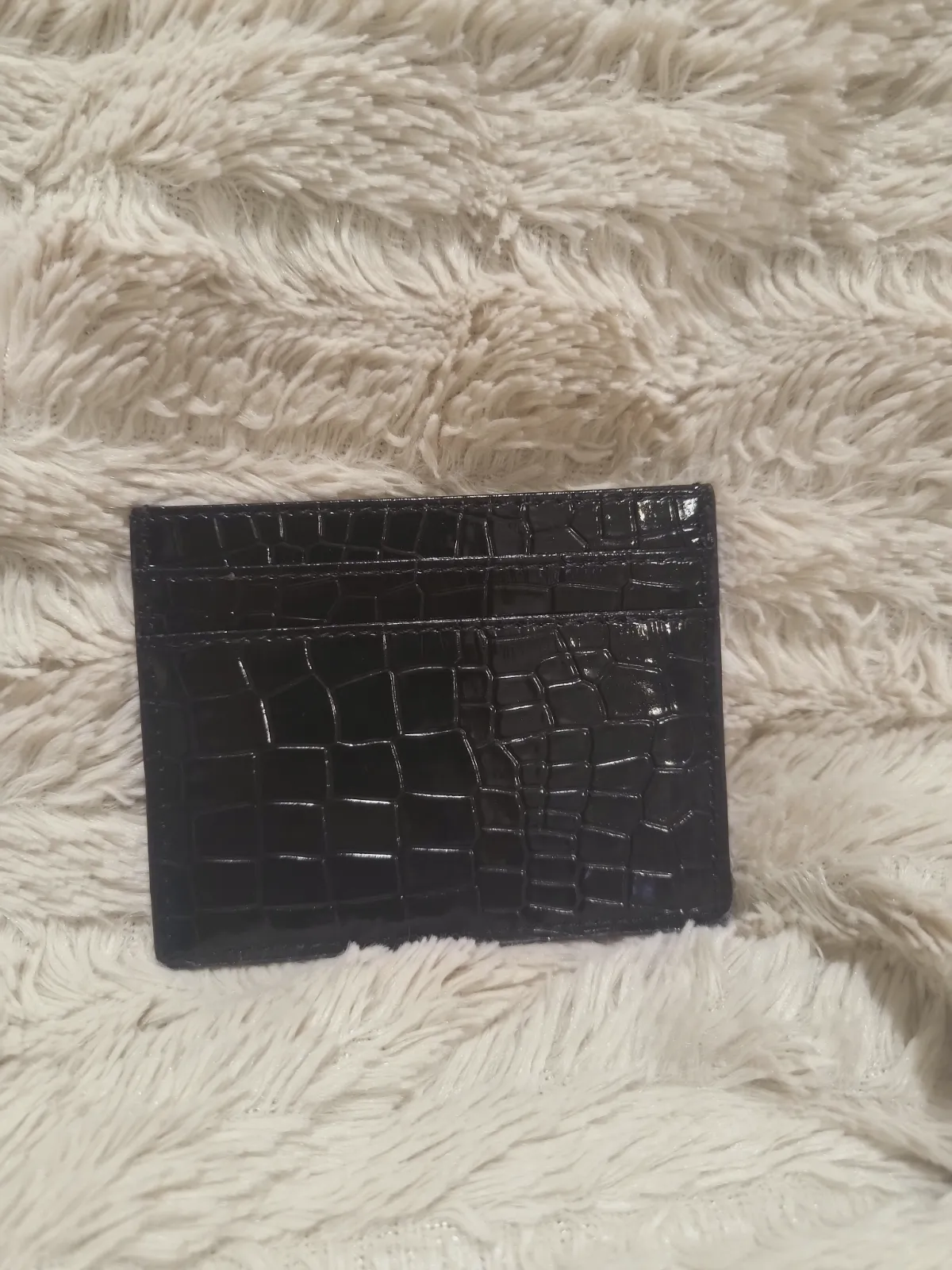 Porte-cartes Vivienne Westwood effet crocodile noir – Vivienne Westwood – taille Taille unique 3