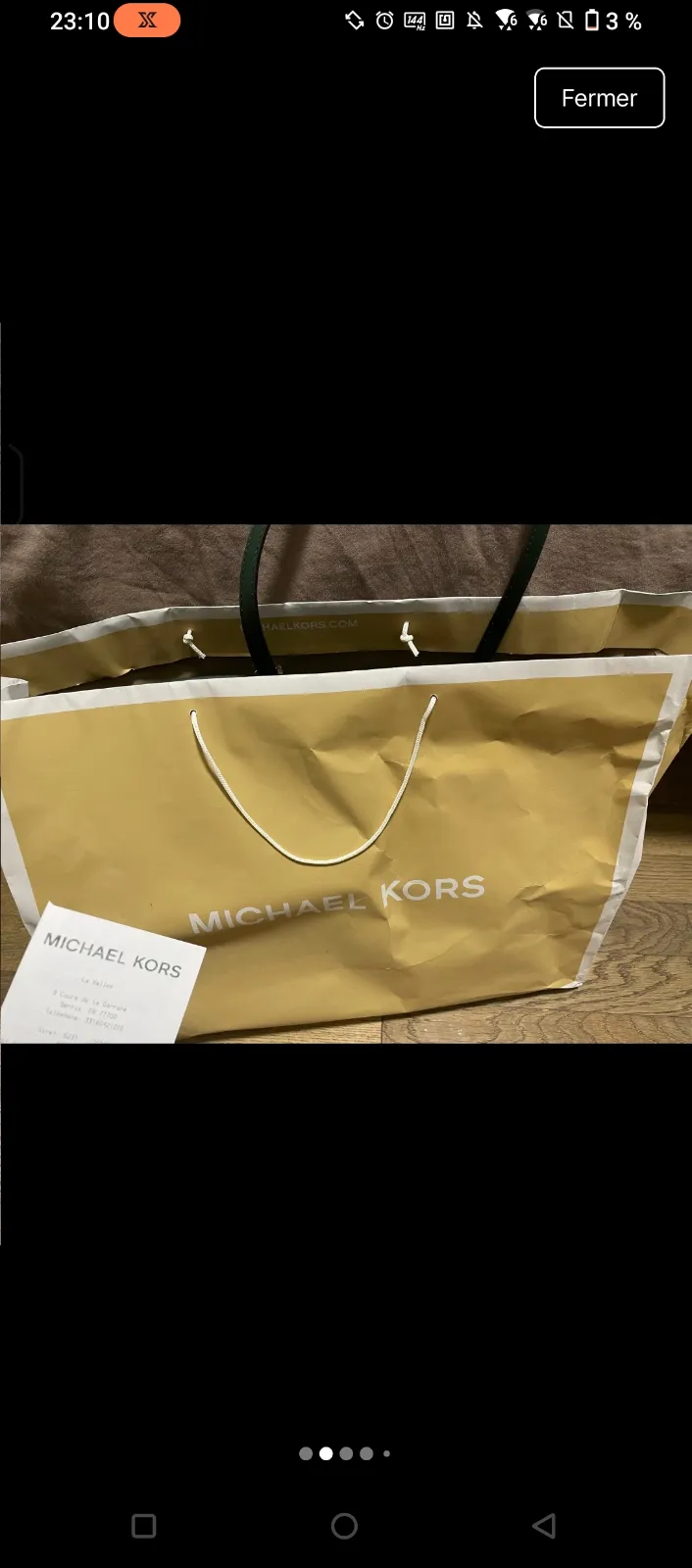 Sac Michael Kors tote vert canard 6