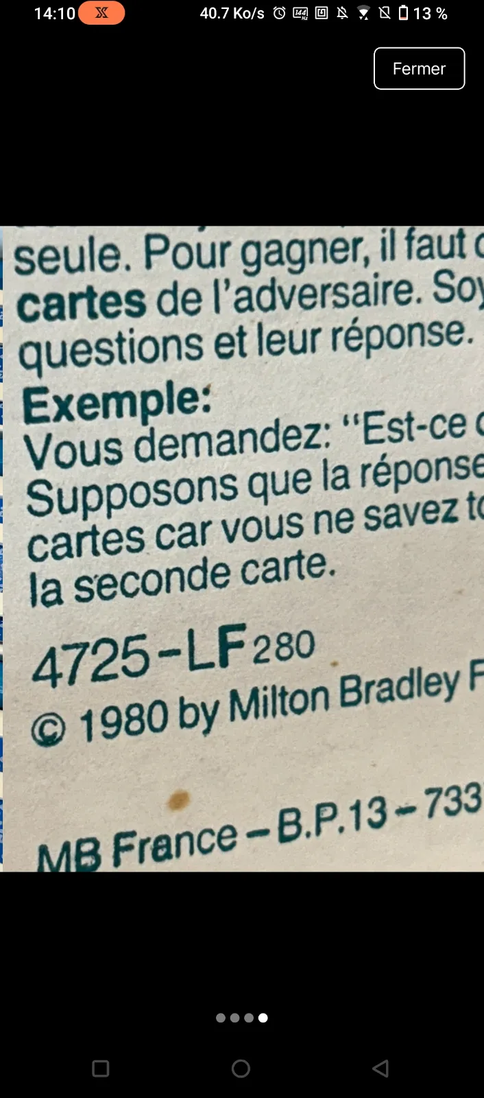 Jeu MB Qui est-ce classique 4