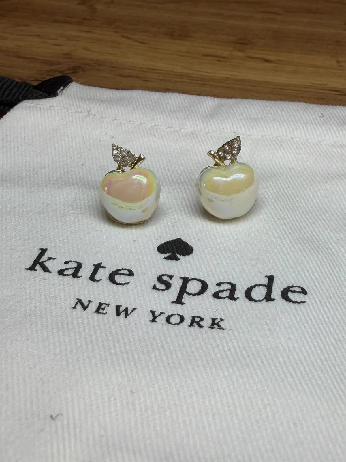 Boucles d'oreilles Kate Spade pomme nacrée – kate spade – taille Taille unique 4