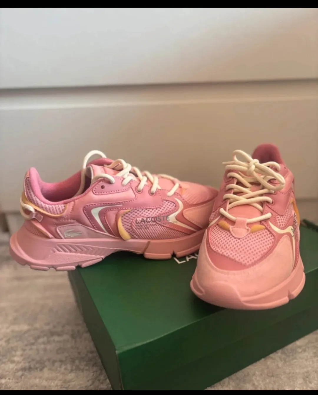 Baskets roses et or femme taille 38
