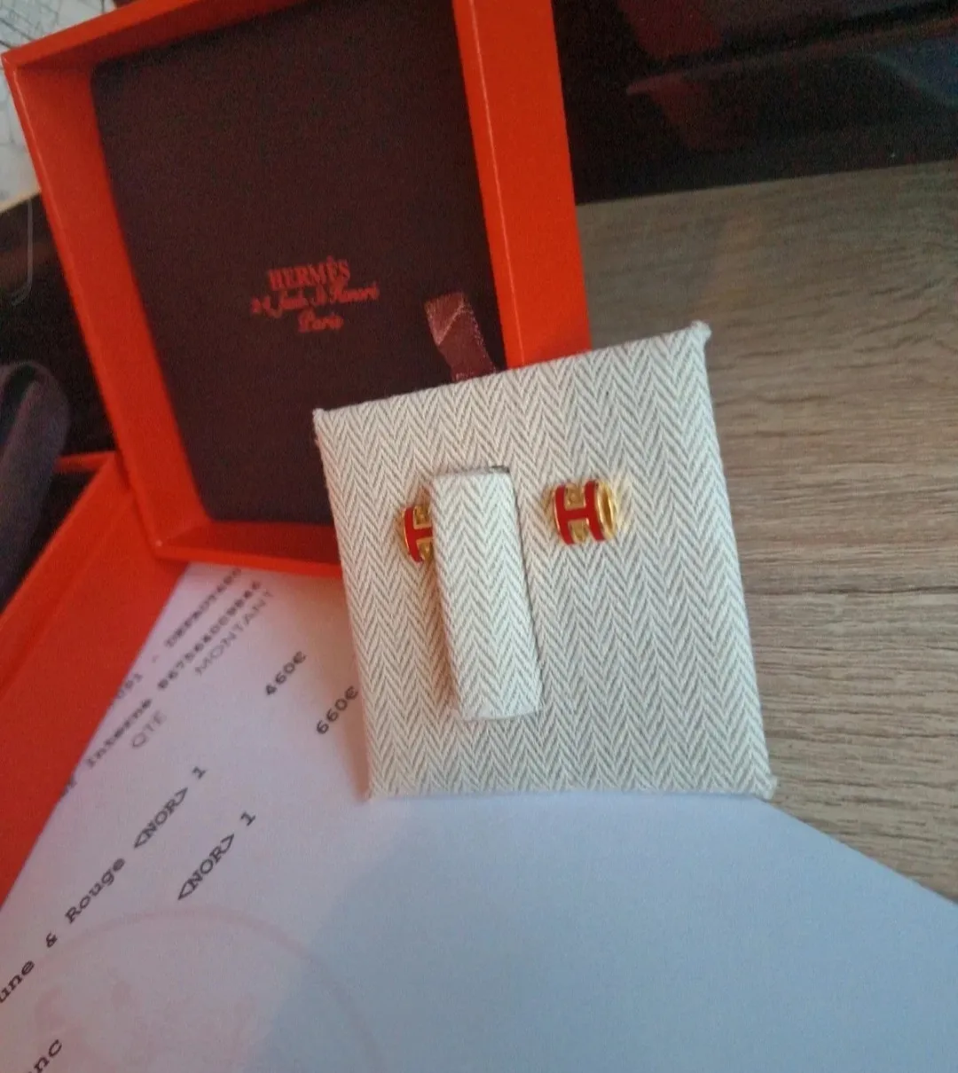 Boucles d'oreilles Mini Pop H Hermès 5