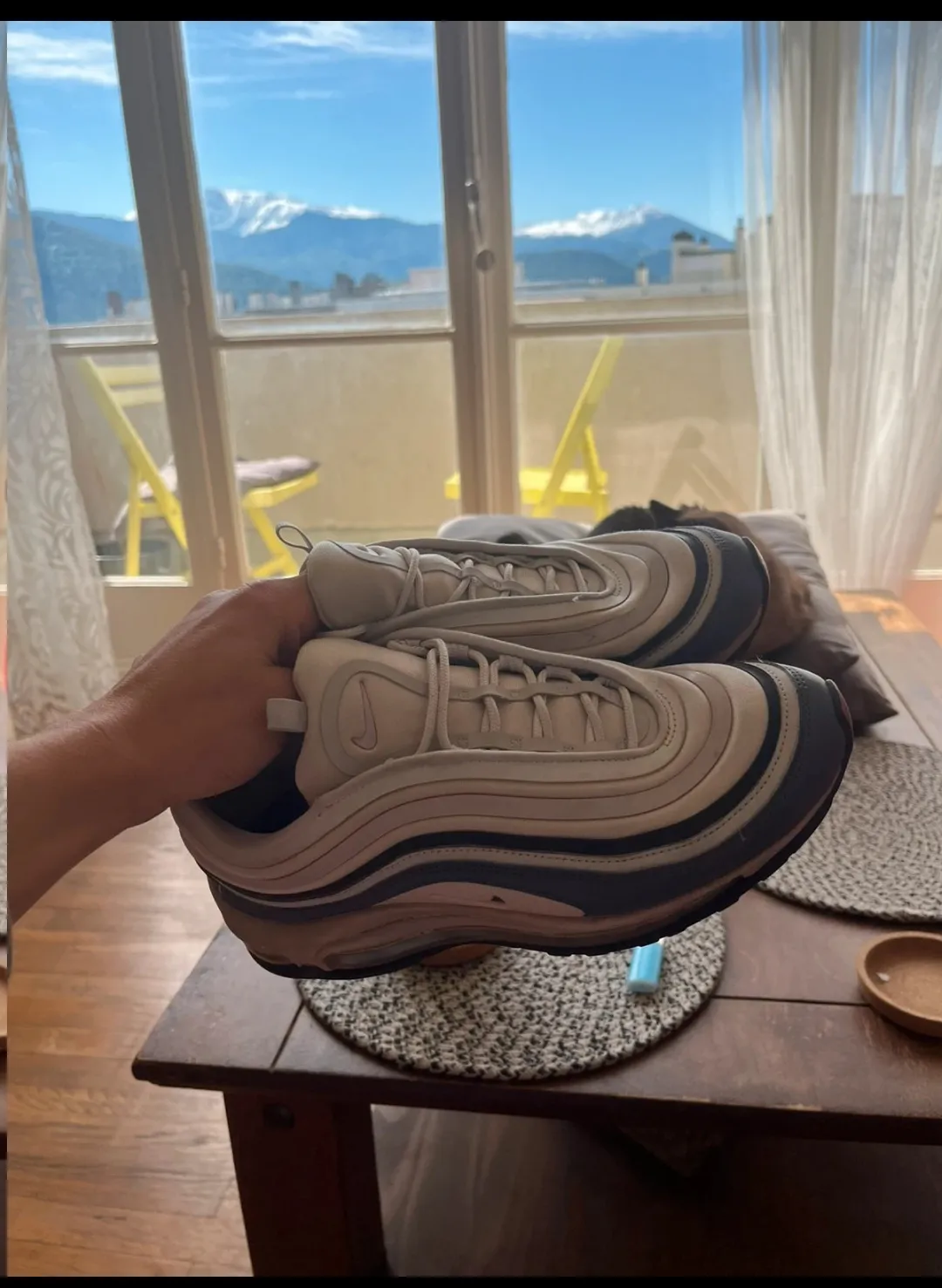Nike Air Max 97 beige et noir 2