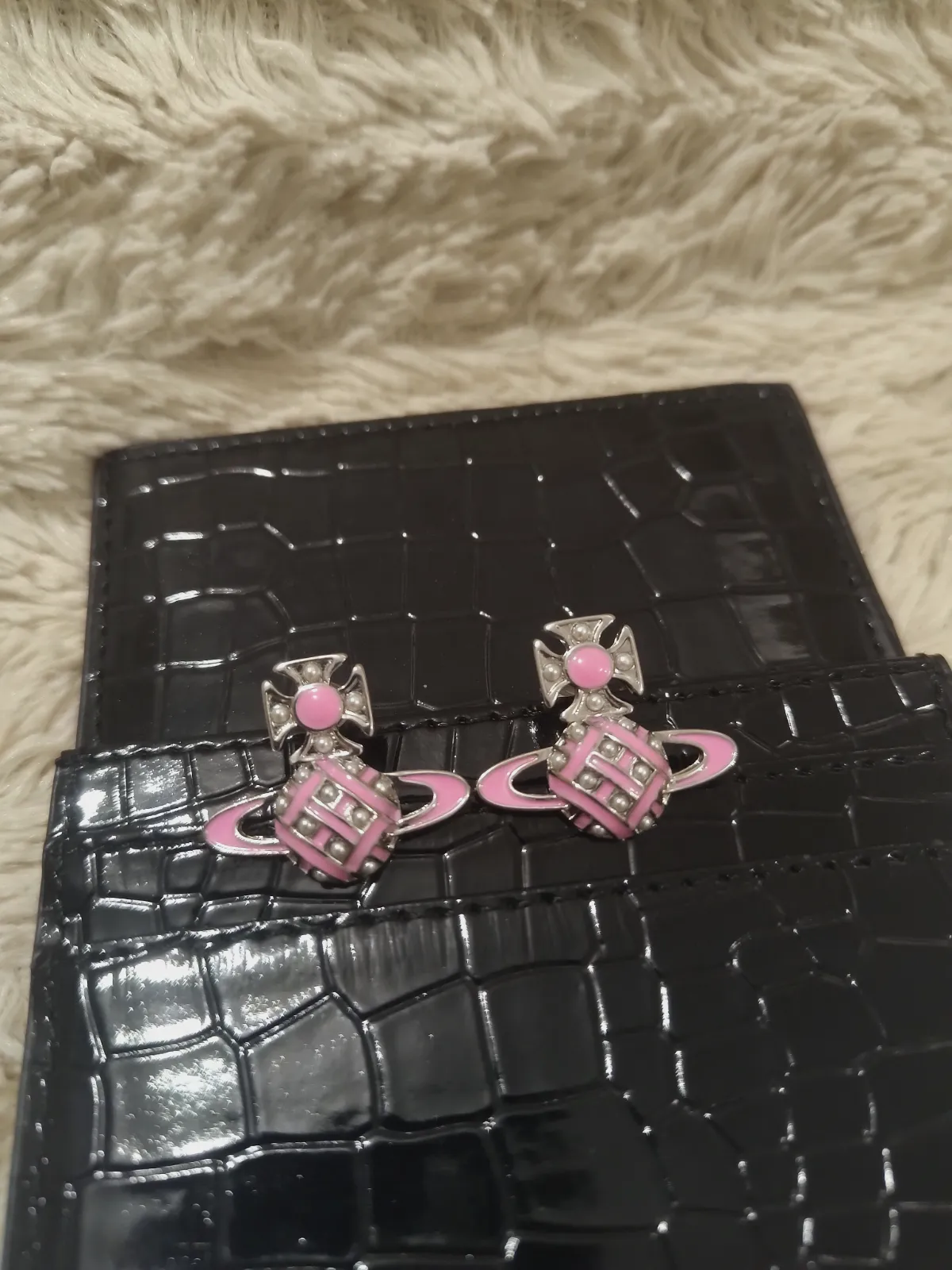 Boucles d'oreilles Vivienne Westwood orbe rose – Vivienne Westwood – taille Taille unique 3