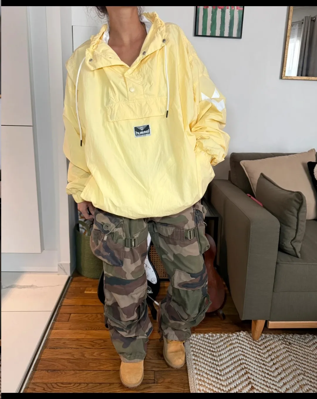 Hummel Veste Anorak Jaune 2
