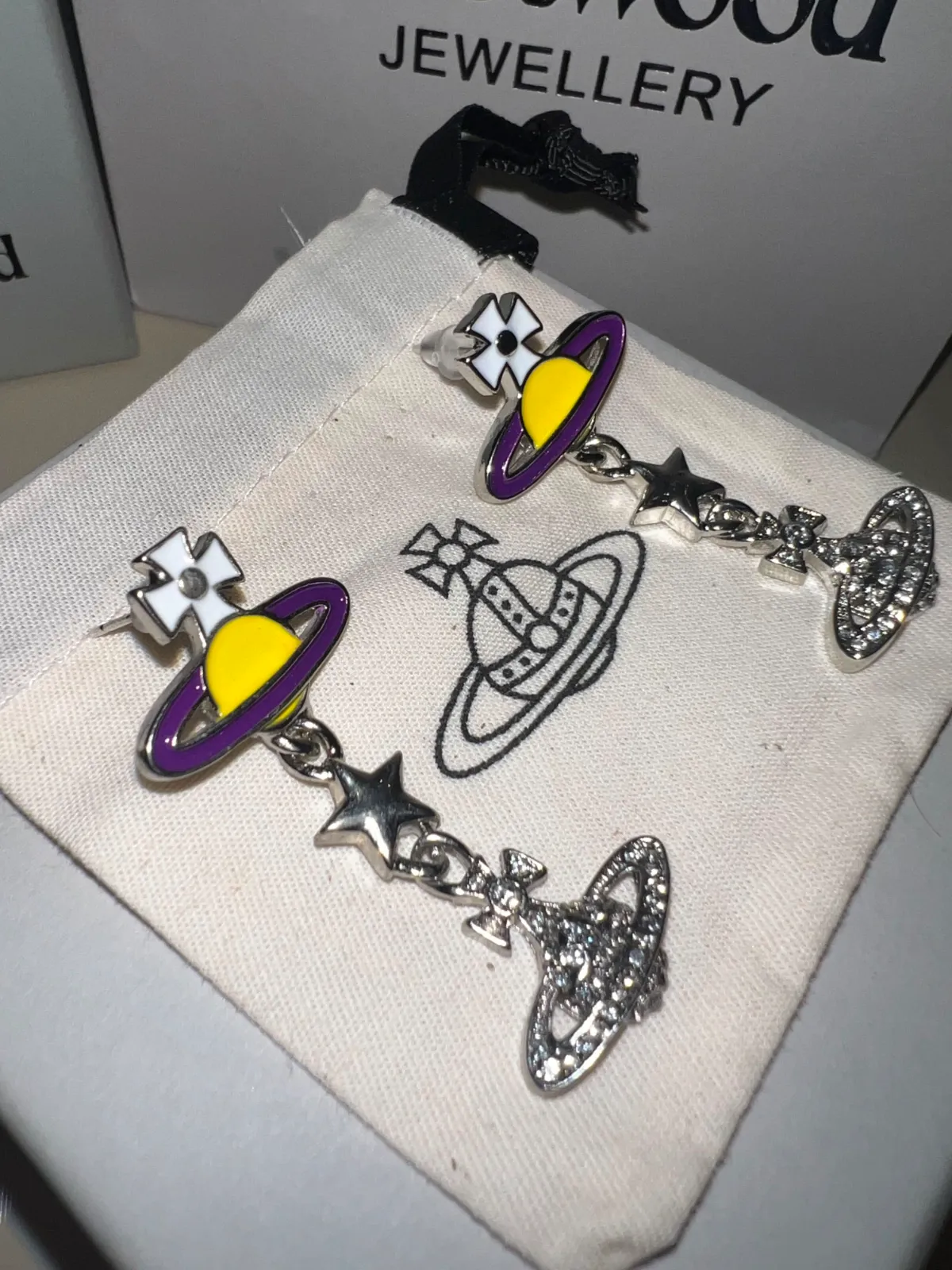 Boucles d'oreilles Vivienne Westwood Planète 5