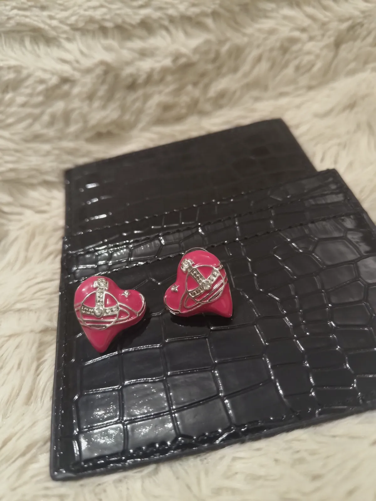 Boucles d'oreilles cœur Vivienne Westwood roses – Vivienne Westwood – taille Taille unique 5