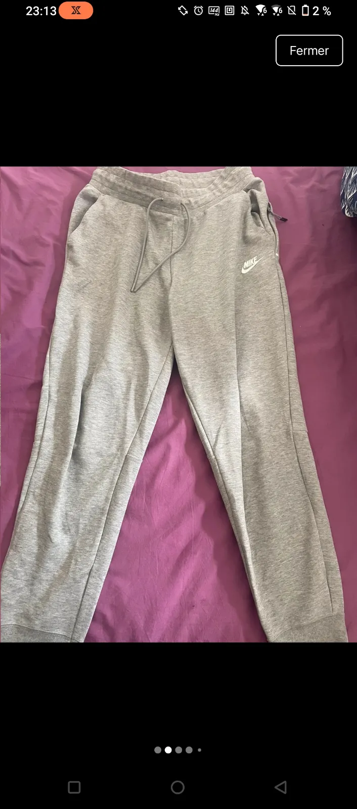 Jogging Nike gris clair 6