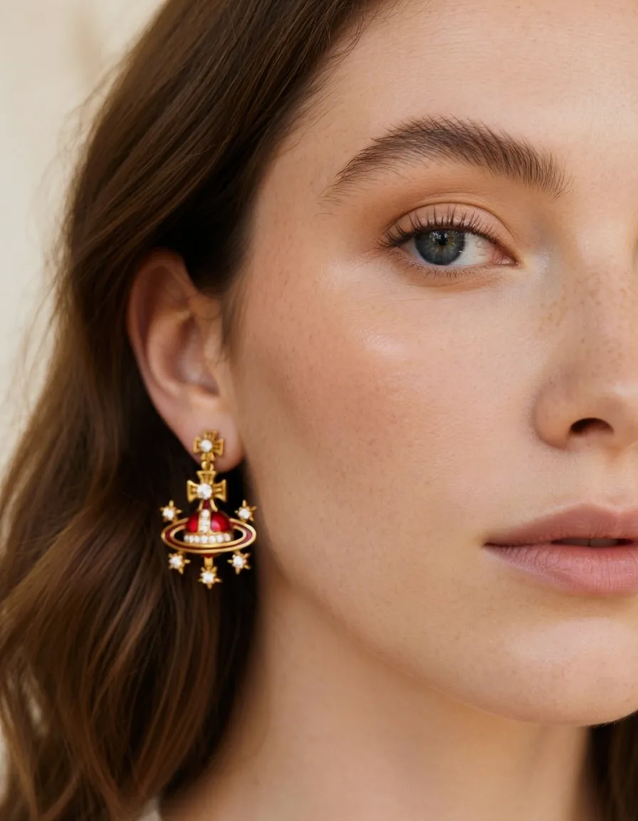 Boucles d'oreilles orbe Vivienne Westwood – Vivienne Westwood – taille Taille unique 2