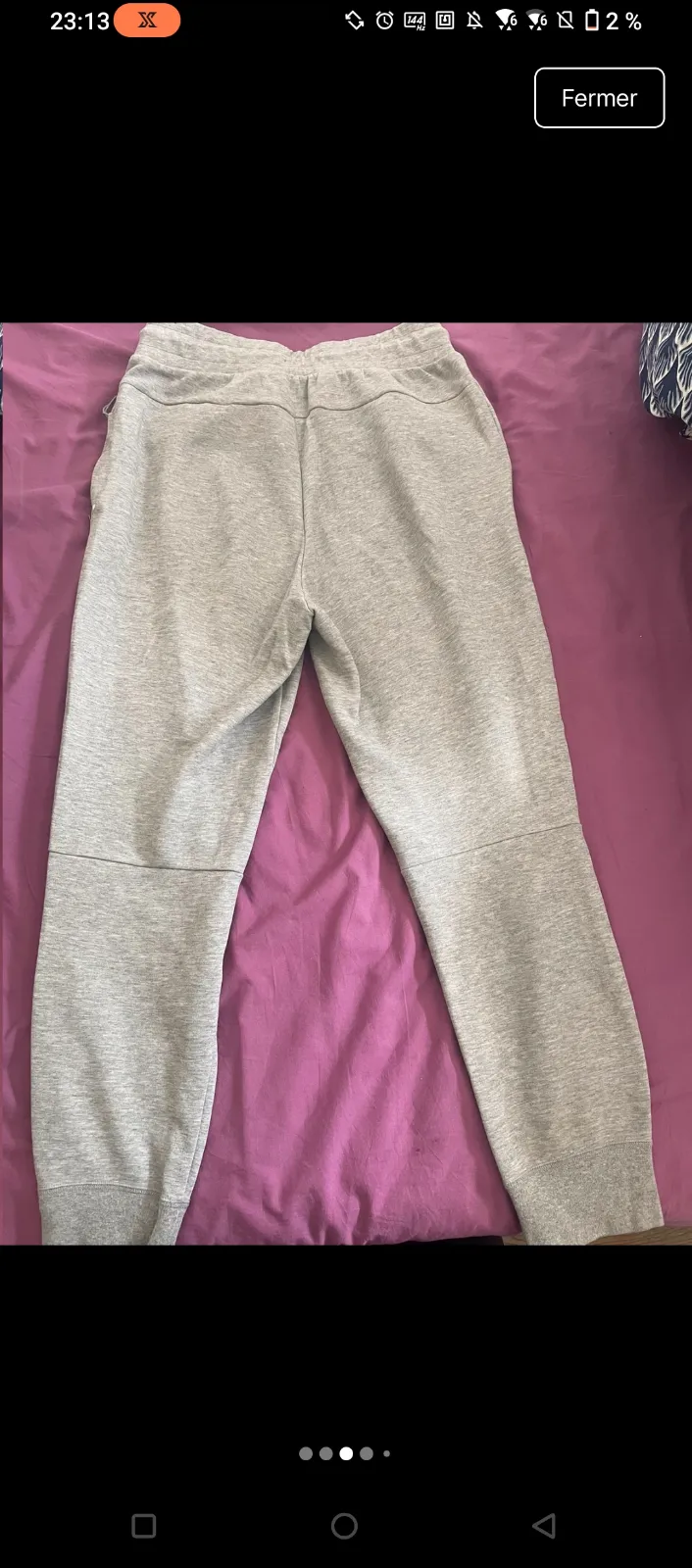 Jogging Nike gris clair 5