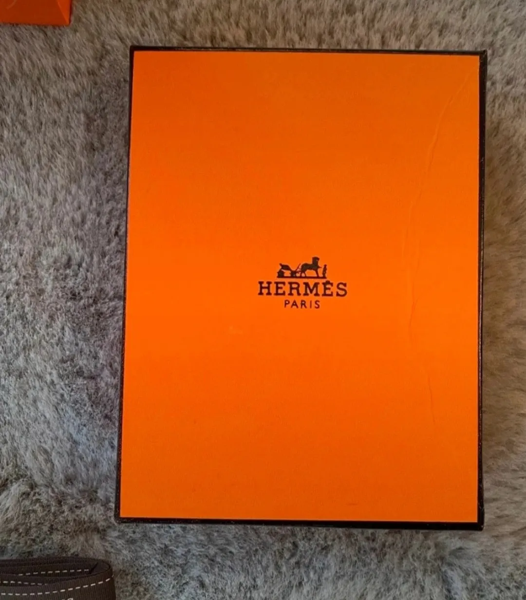 Bracelet Hermès Clic H rouge orange GM 6