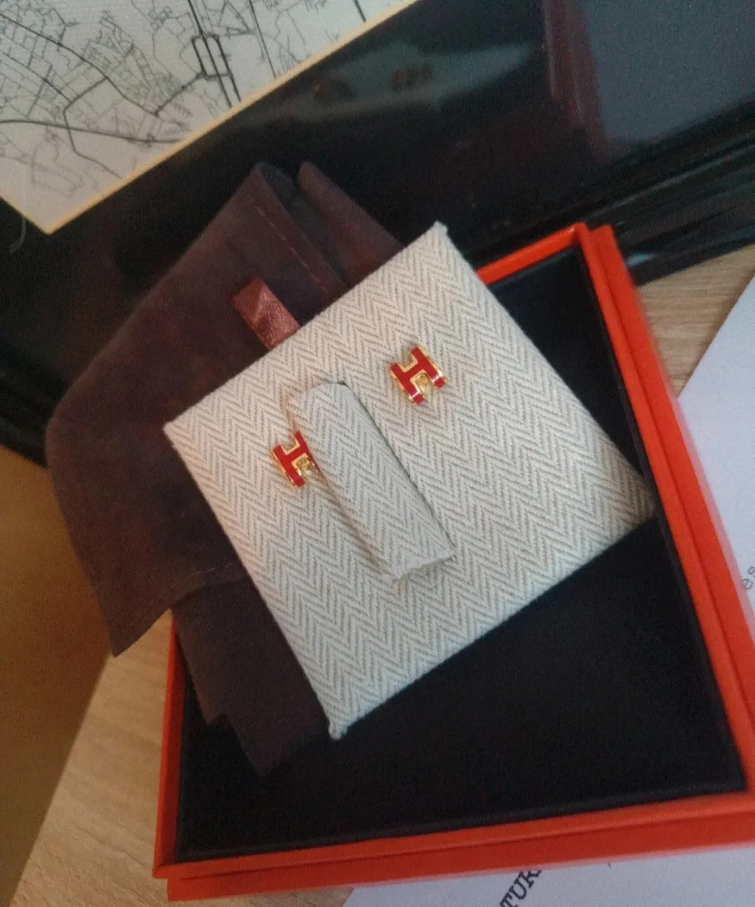 Boucles d'oreilles Mini Pop H Hermès 2