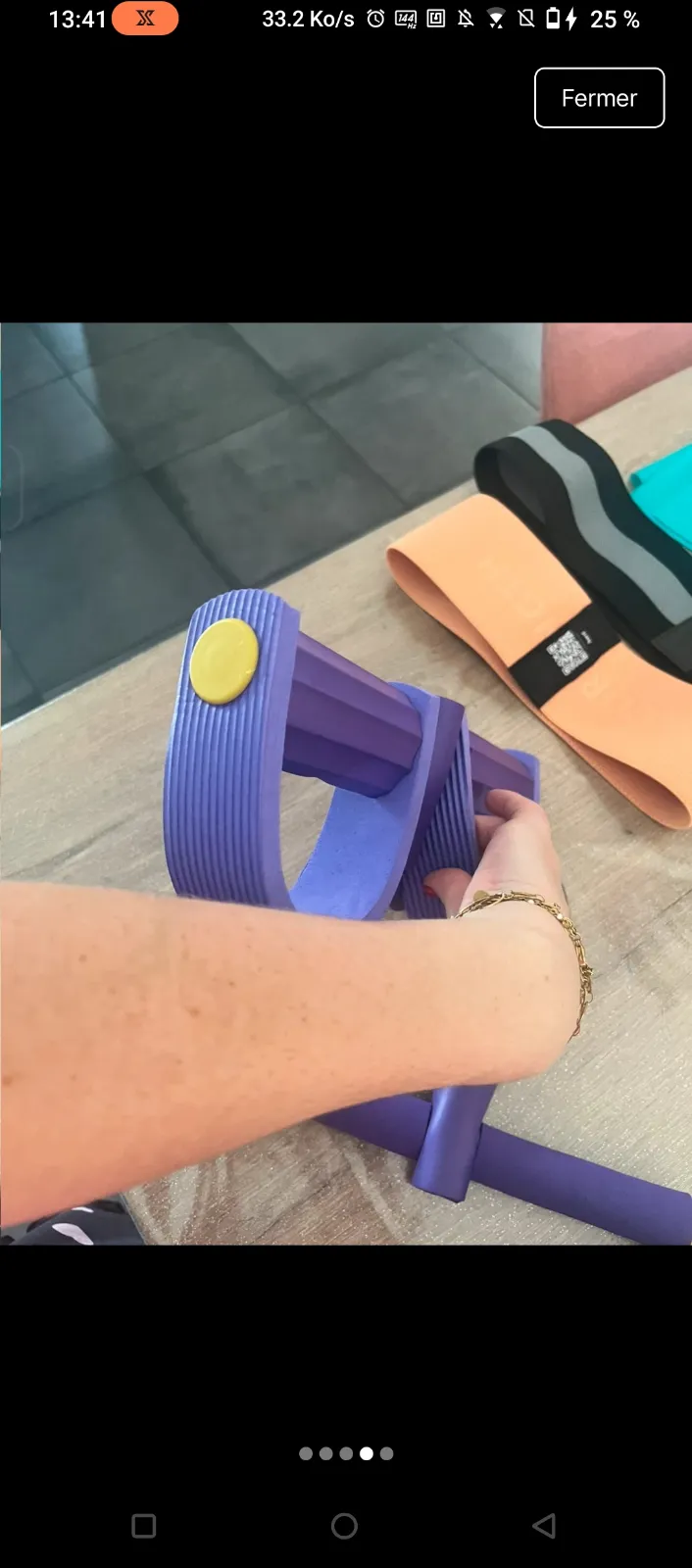 Lot bandes élastiques Kaitan fitness 4