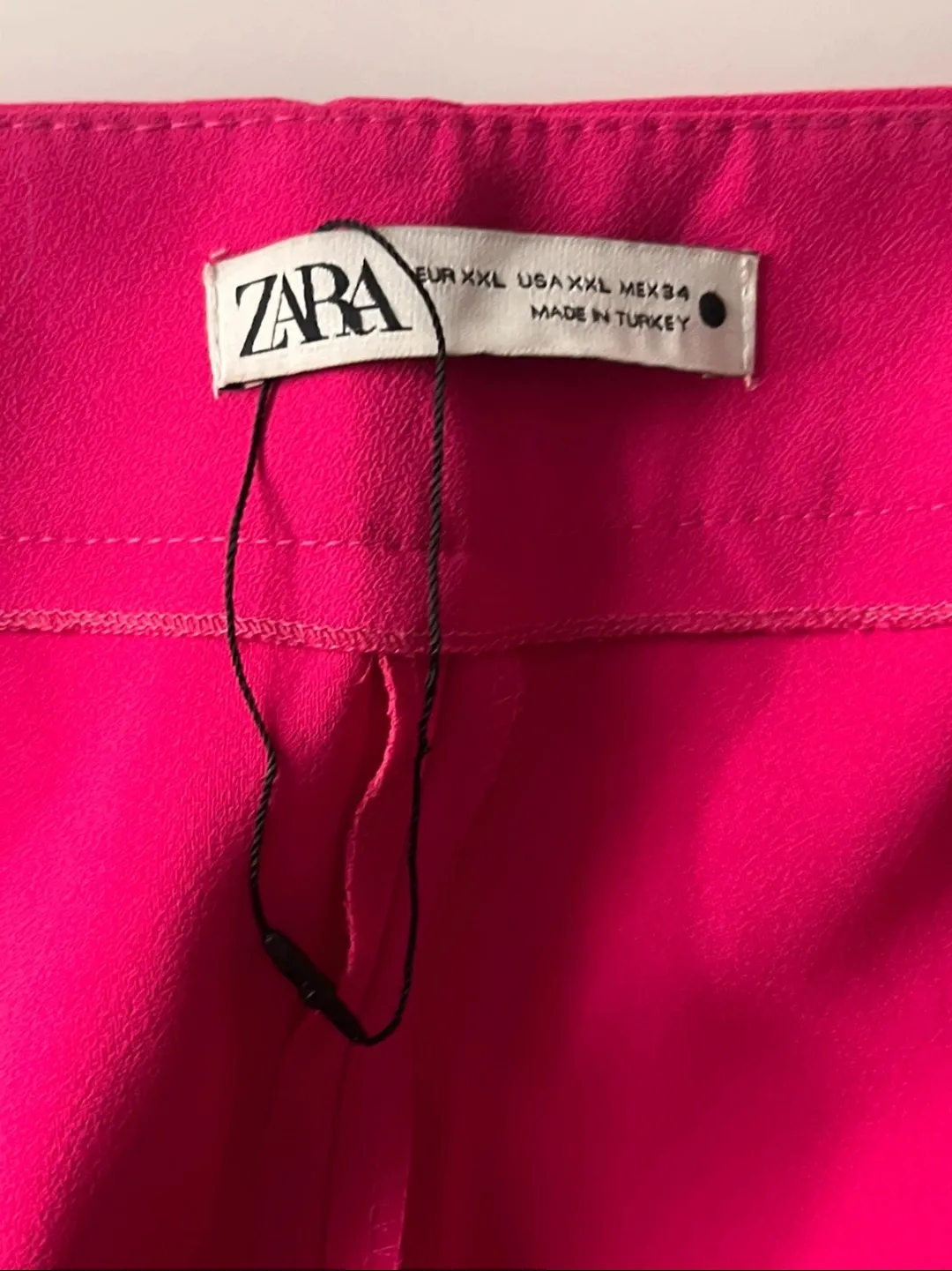 Pink Long Sleeve Crop Shirt 2