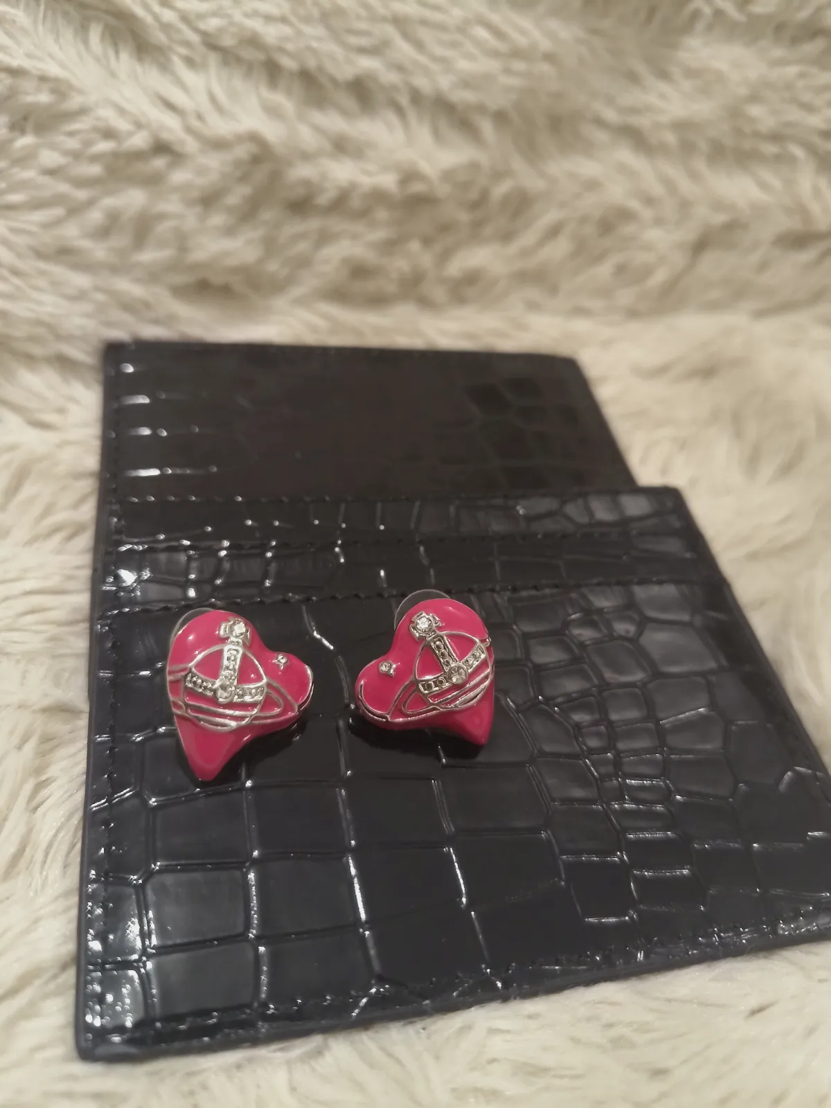 Boucles d'oreilles cœur Vivienne Westwood roses – Vivienne Westwood – taille Taille unique 2