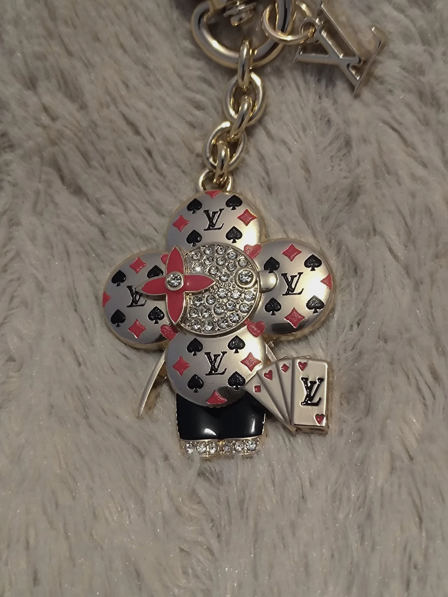 Bijou de sac Louis Vuitton Porte-clés Vivienne Casino
