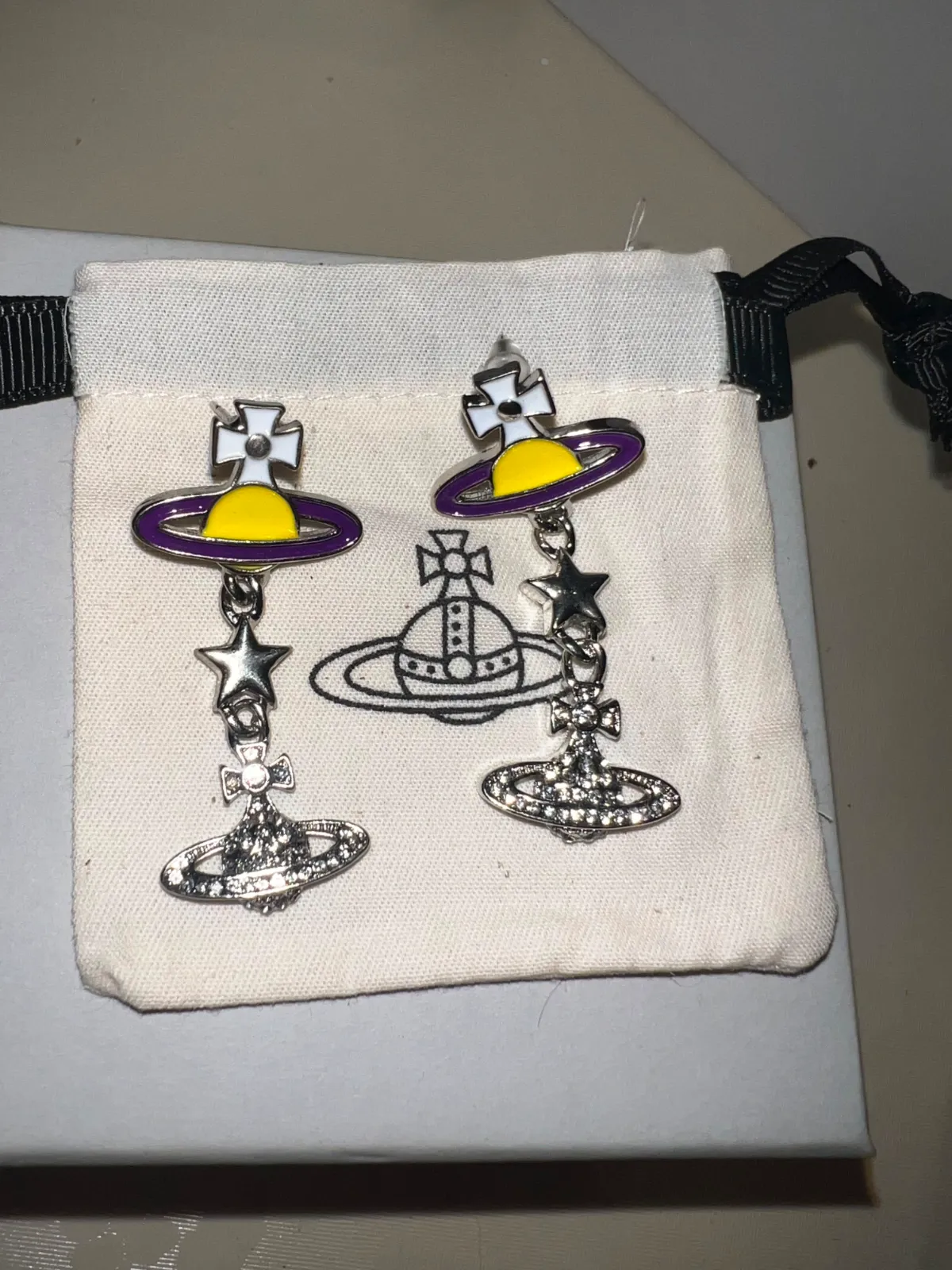 Boucles d'oreilles Vivienne Westwood Planète 3