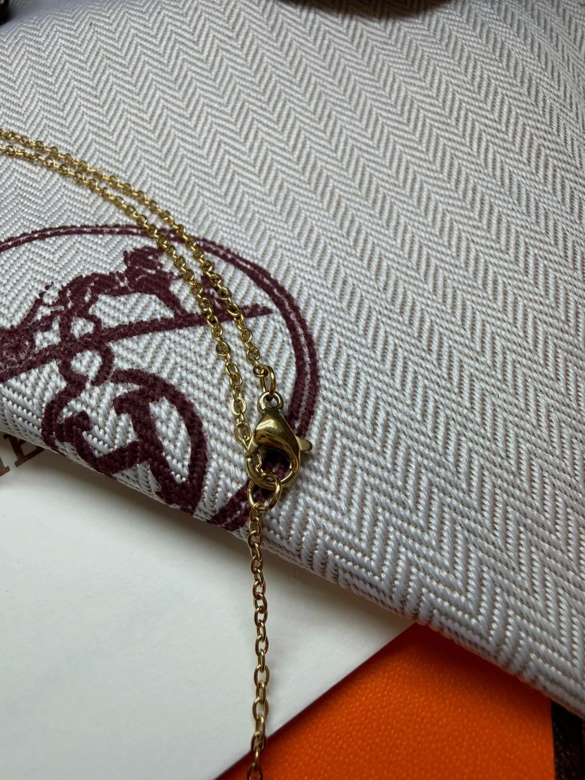 Pendentif Hermès Pop H blanc et doré – Hermès – taille Taille unique 5