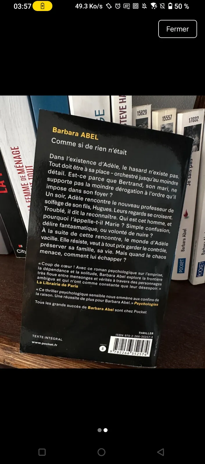 Comme si de rien n'était Barbara Abel 2