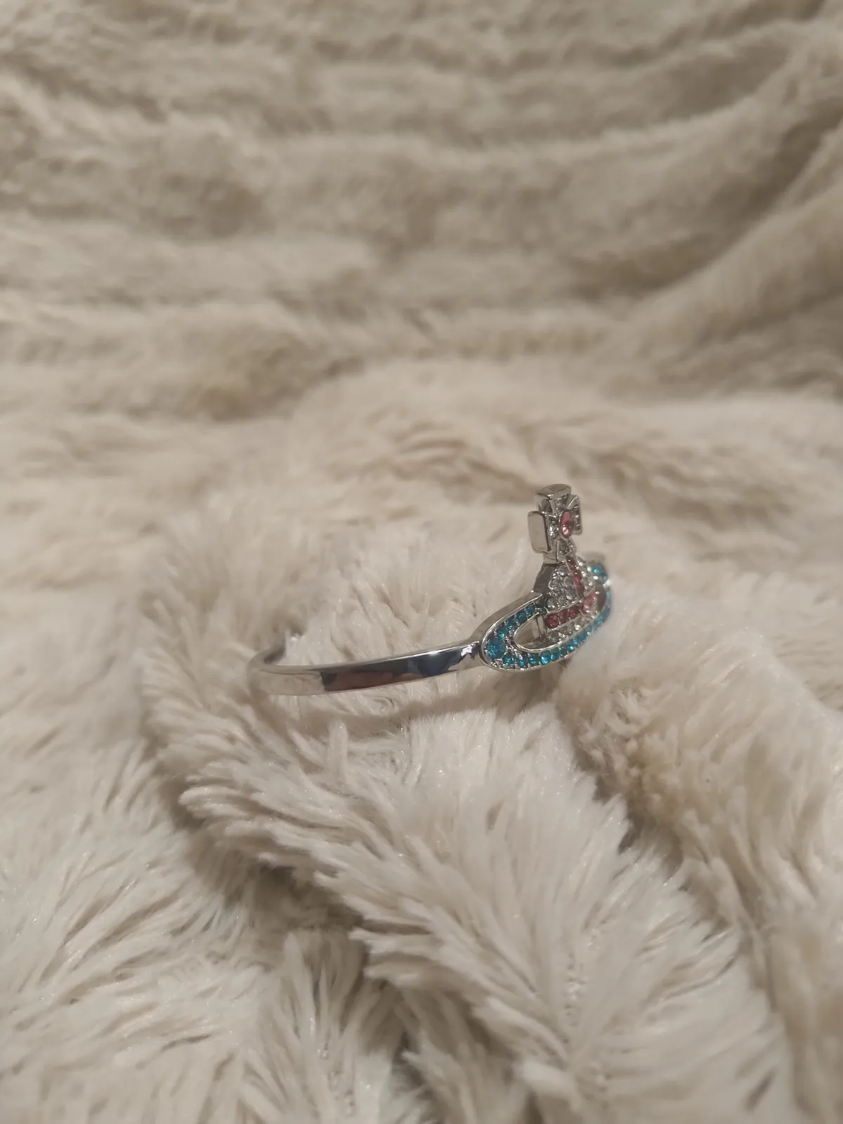 Bracelet jonc Vivienne Westwood avec orbe strassé – Vivienne Westwood – taille Taille unique 2