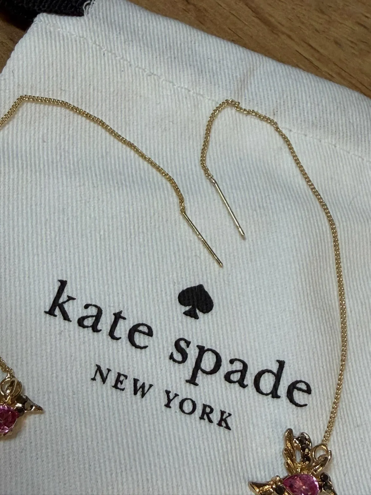 Boucles d'oreilles chaînettes Colibri Kate Spade – Kate Spade – taille Taille unique 4