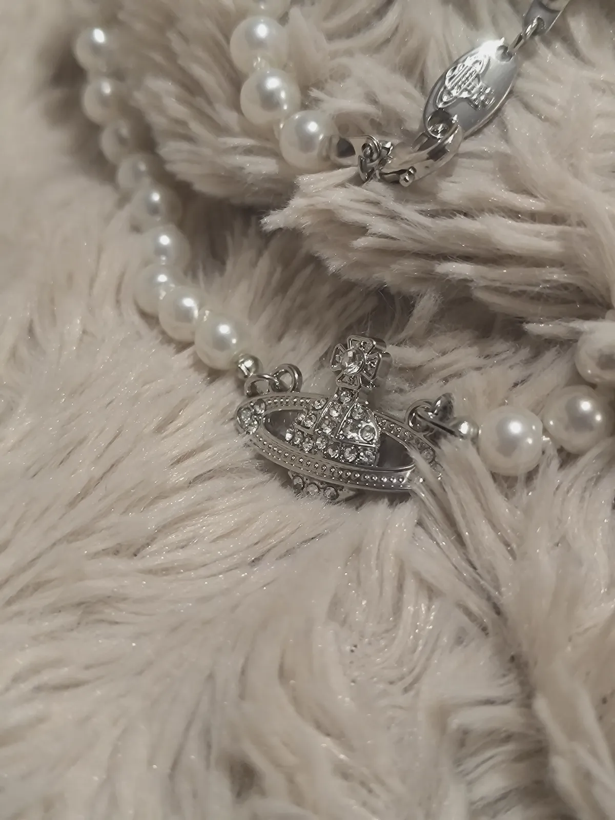 Collier de perles Vivienne Westwood avec pendentif orb – Vivienne Westwood – taille Taille unique 5