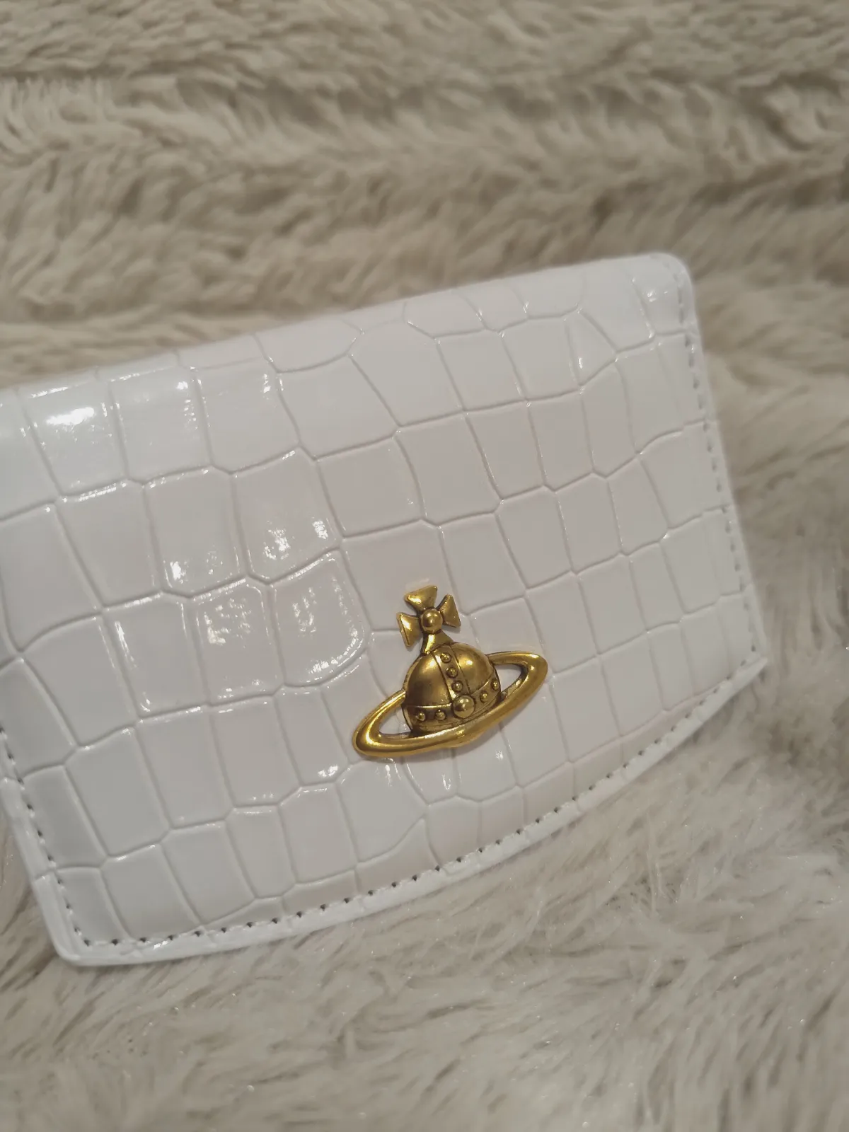 Portefeuille blanc effet crocodile Vivienne Westwood – Vivienne Westwood – taille Taille unique 6