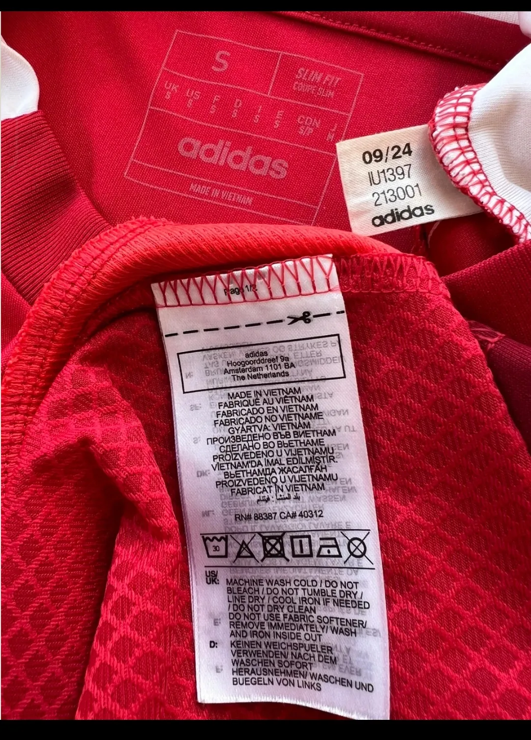 Maillot Adidas Manchester United rouge 3