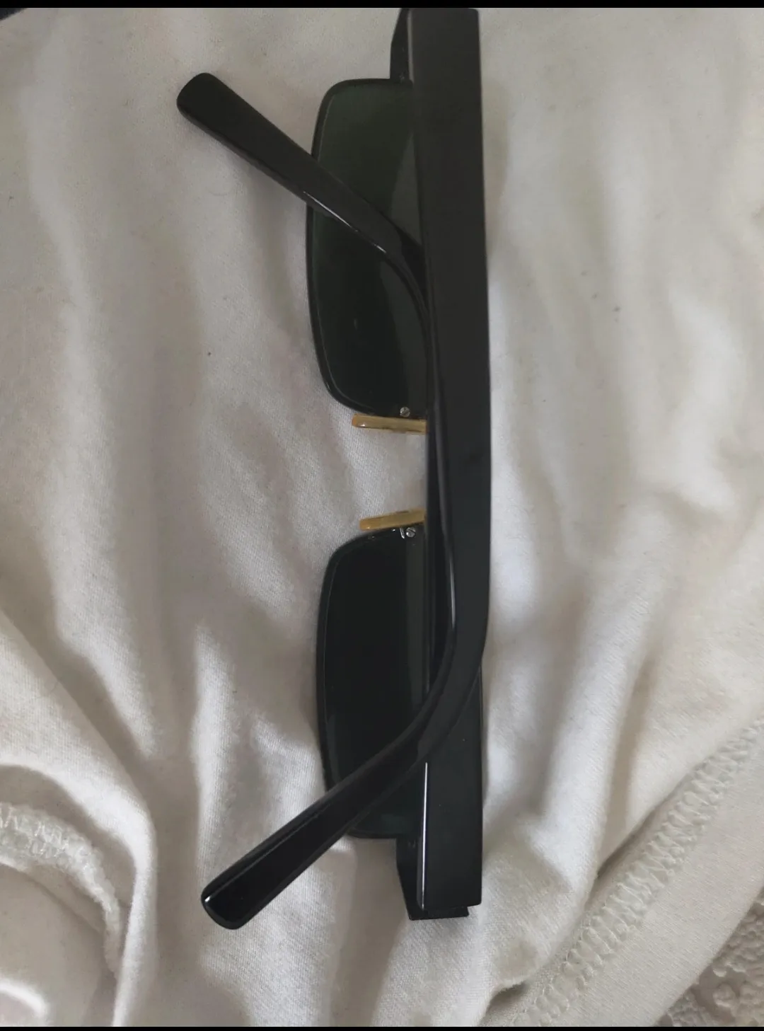 Lunettes de soleil rectangulaires noires 3