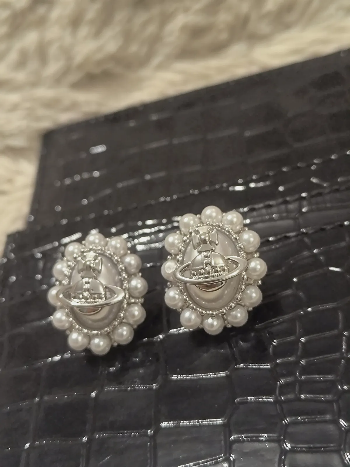 Boucles d'oreilles orbe et perles Vivienne Westwood – Vivienne Westwood – taille Taille unique 3