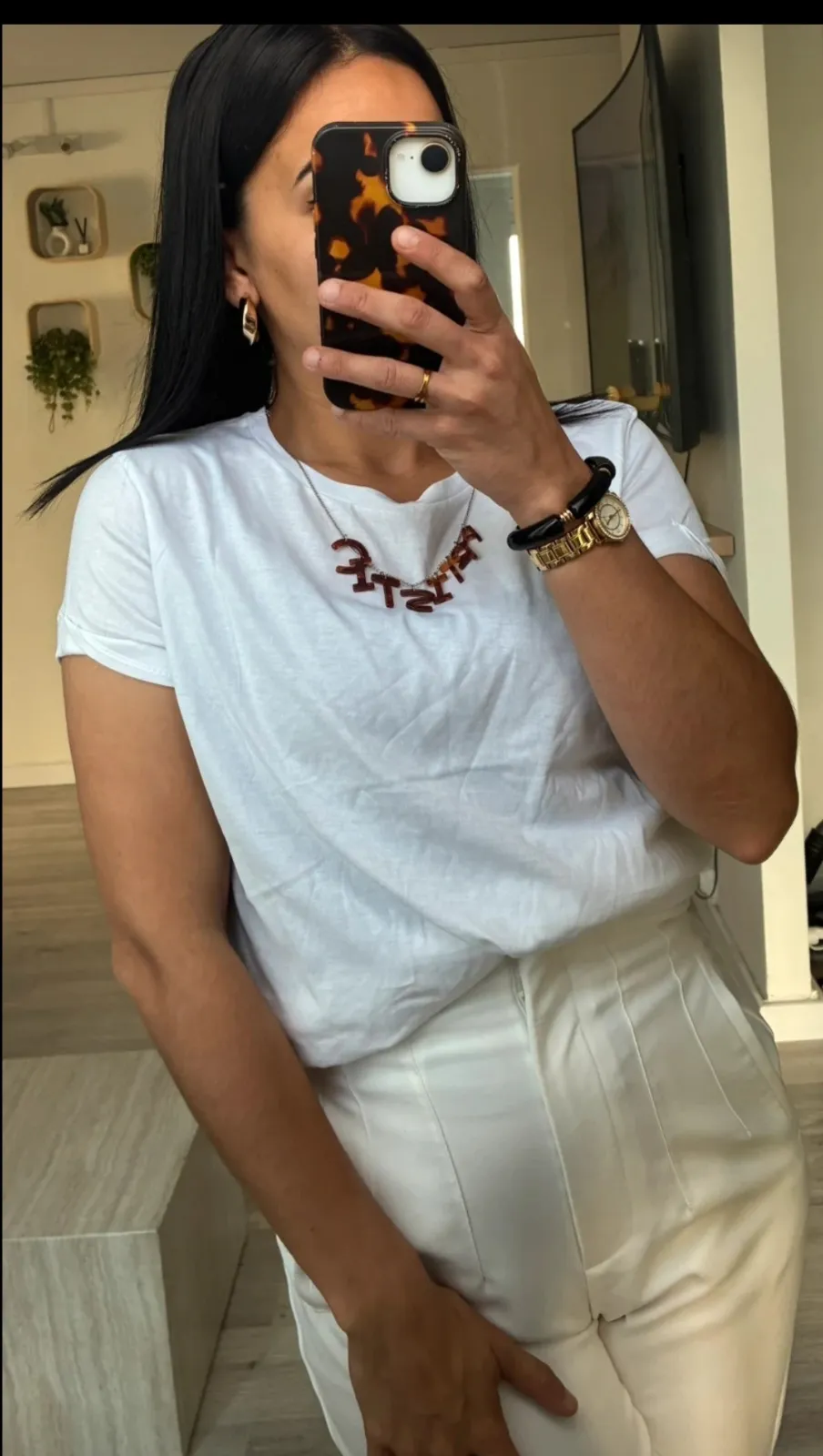 T-shirt blanc basique coton 3