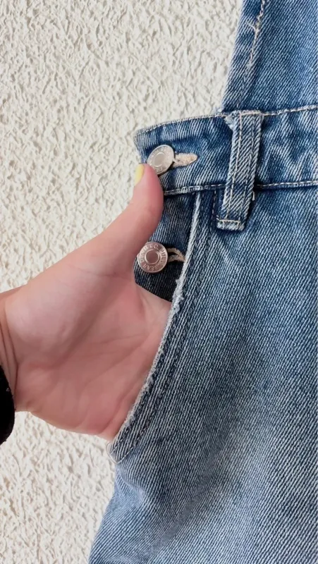 Salopette-short en jean Pull&Bear – Pull&Bear – bleu délavé 3