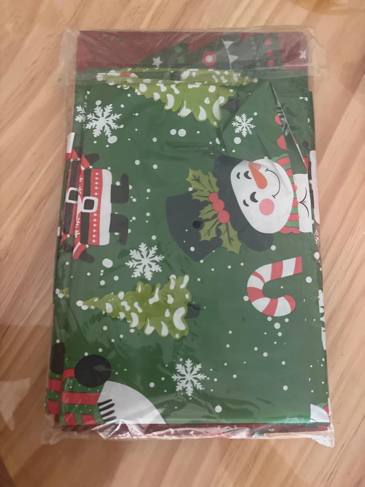 3 hotte de Noël 🎅 en plastique avec carte et cordon