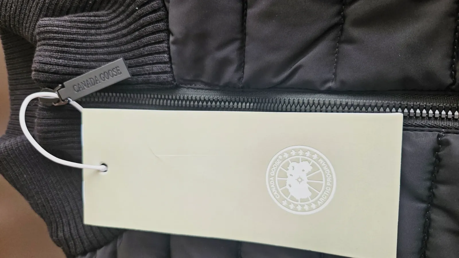 Veste hybride matelassée Canada Goose noire – Canada Goose – taille L 5