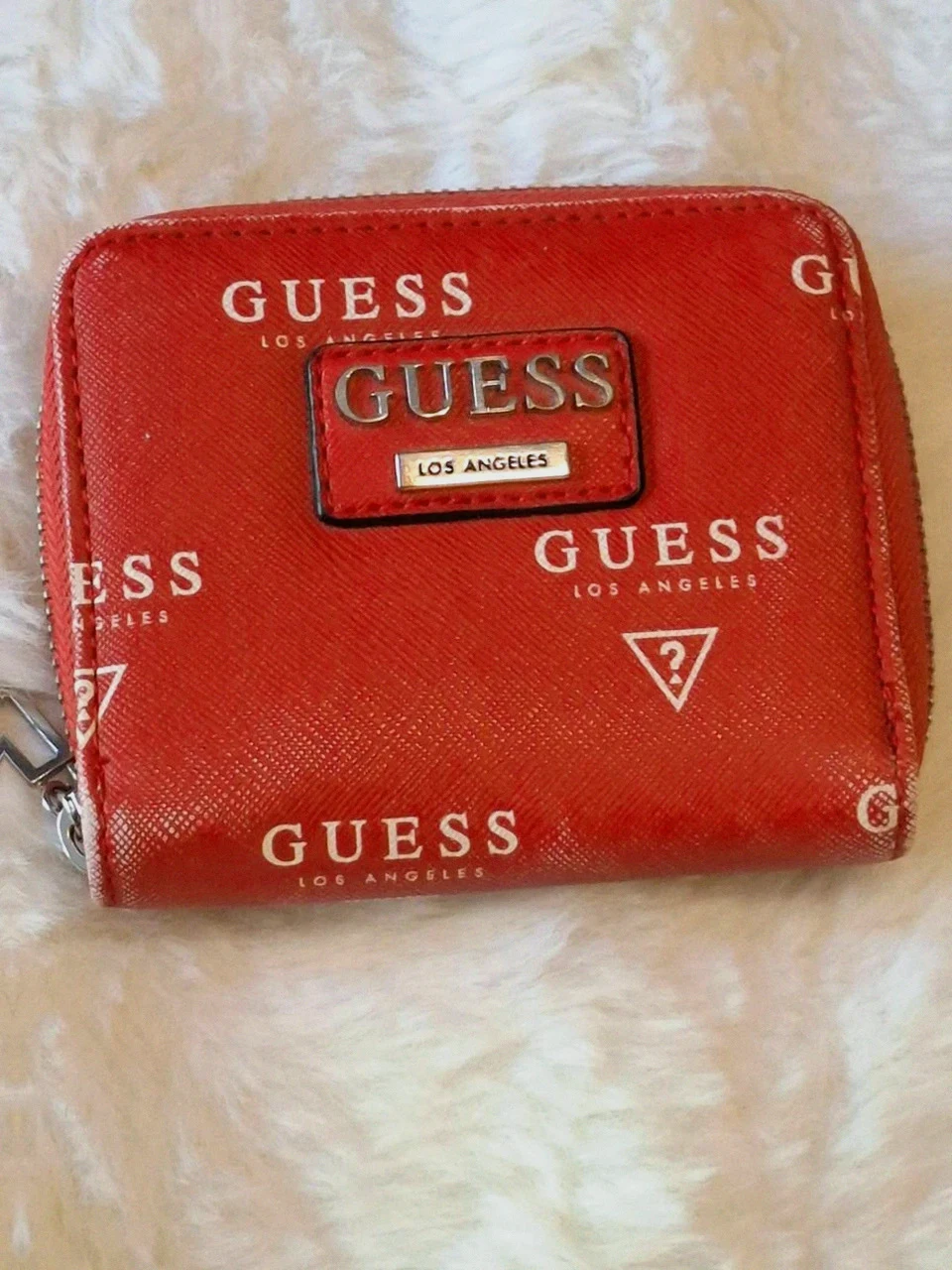 Petit Portefeuille / Porte-monnaie GUESS – Rouge