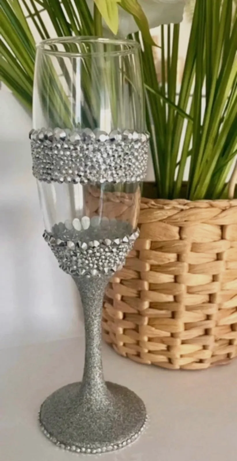 Flûte à champagne customiser  – Création 3