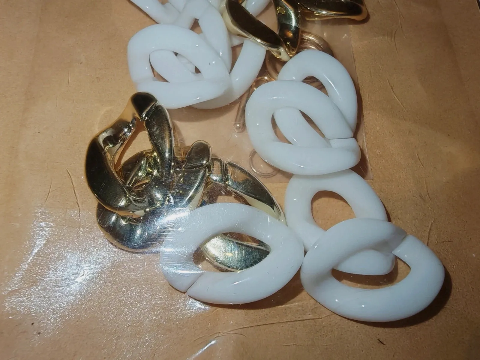 Lot de 2 kits bracelet en acrylique DIY – Blanc & Violet – Neufs – Autre – taille Taille unique 3