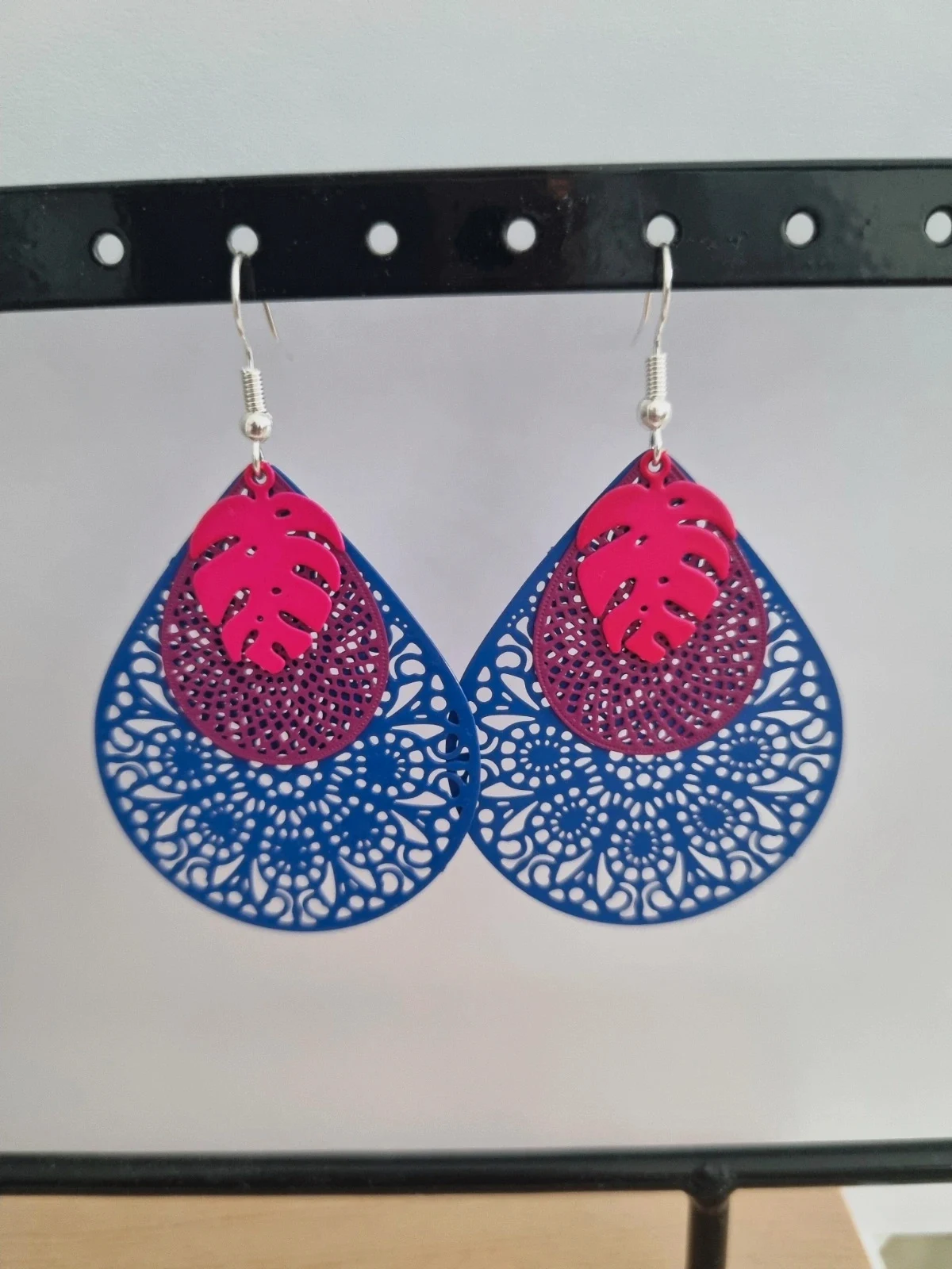 Boucles d'oreilles estampes