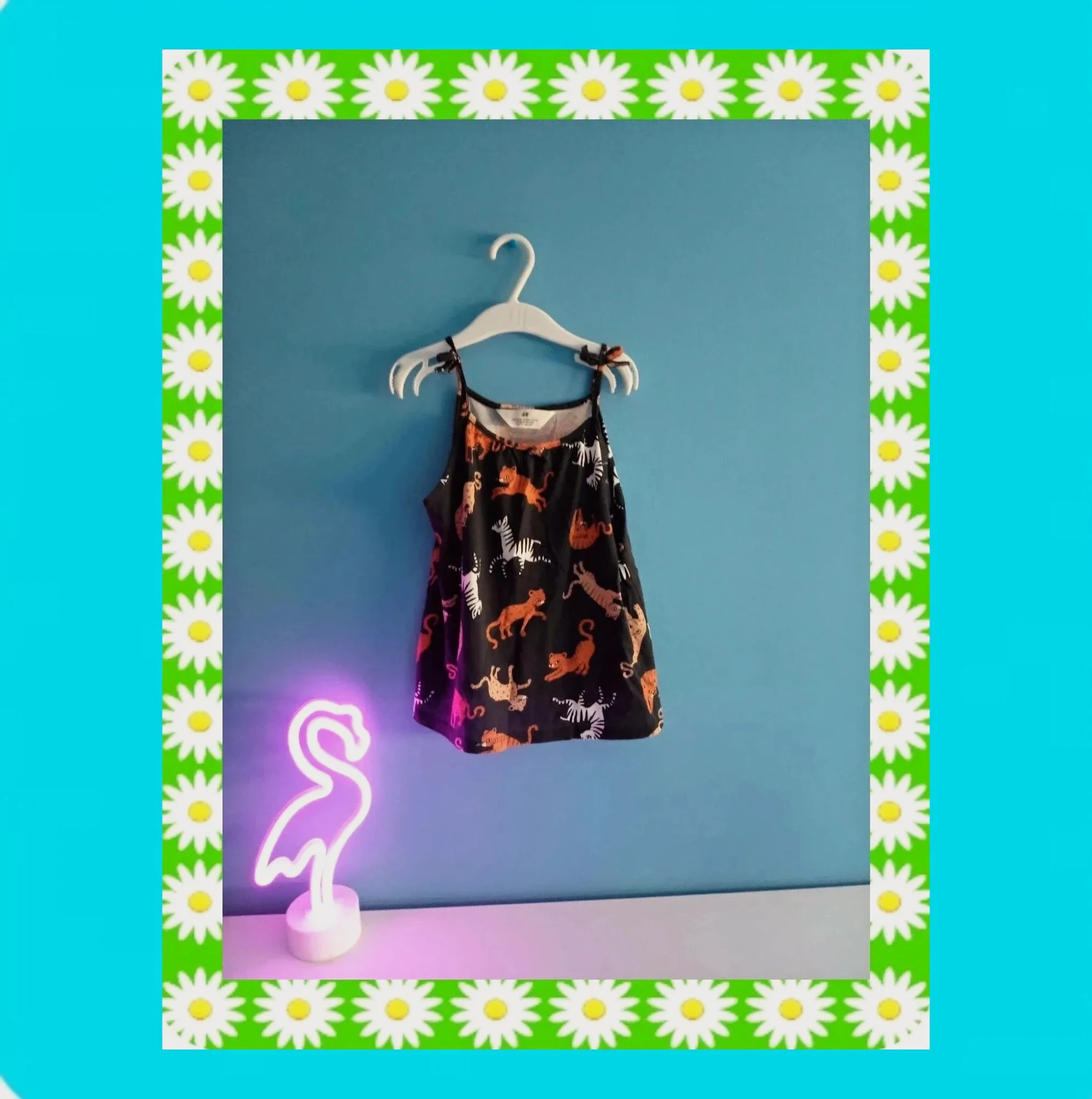 🩷 Camiseta Niña Tirantes Estampada 🩷 – H&M – taille 5 ans / 110 cm