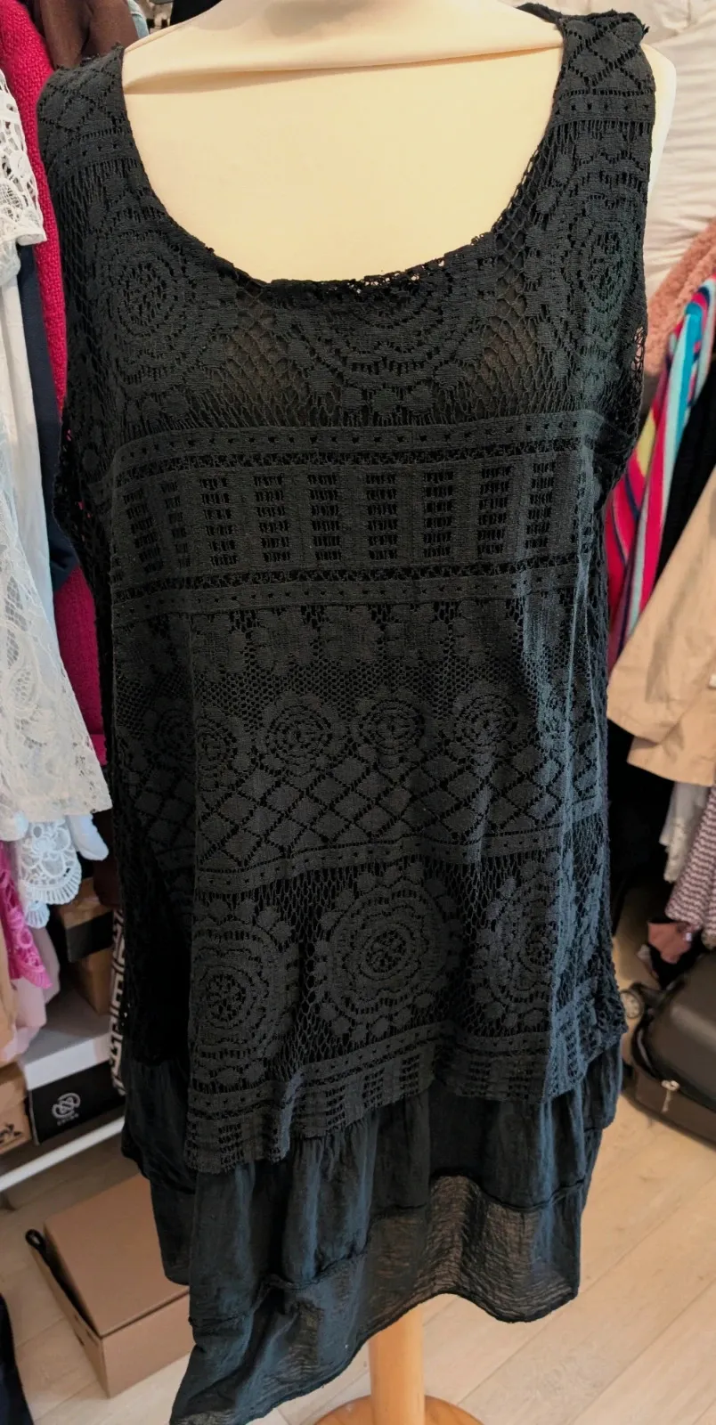 Robe noire été Taille Unique – Made In Italy – taille Taille unique 3
