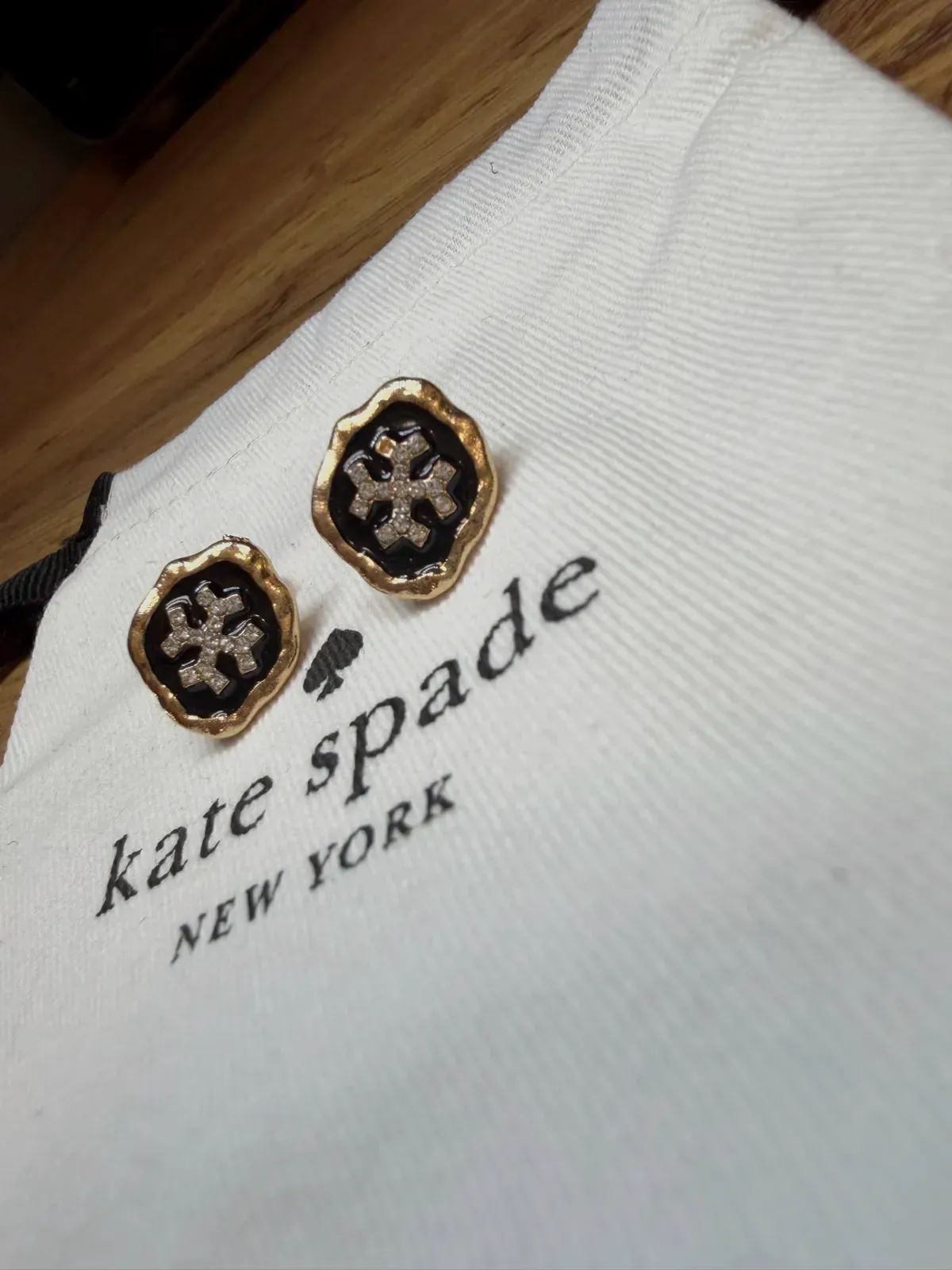Boucles d'oreilles Kate Spade – Kate Spade – blanc, doré – taille Taille unique 5
